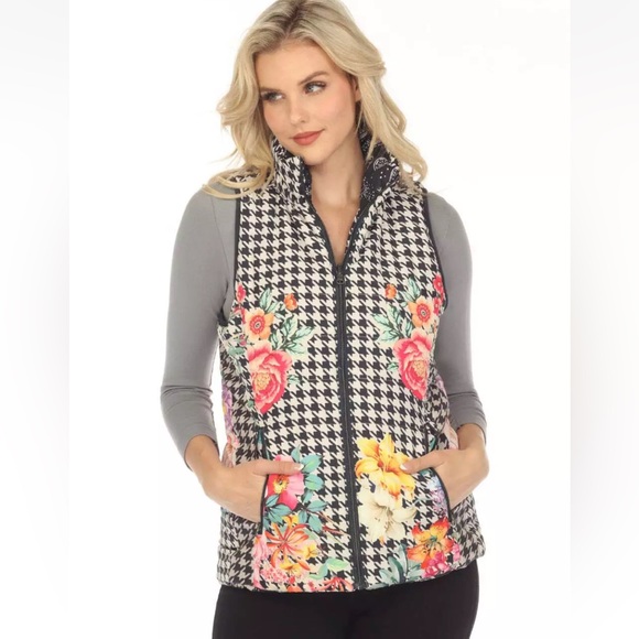 NWT Johnny Was Sasha Reversible Puffy Vest Size XS - Picture 9 of 14